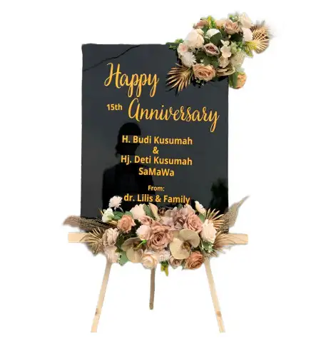 Papan Bunga Akrilik Pacar