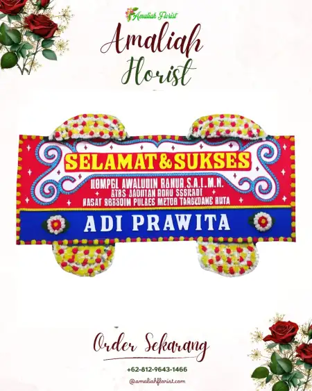 Papan Bunga Ucapan Selamat Pacar