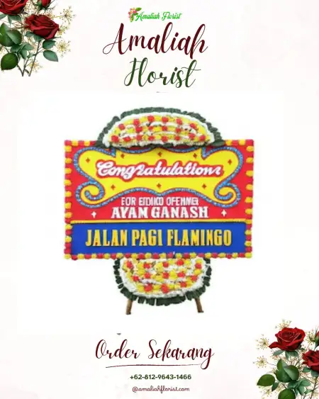 Sewa Papan Bunga Pacar